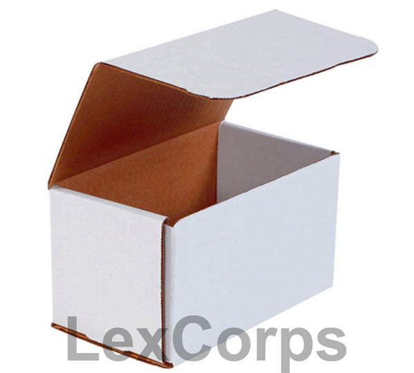 7x4x4 White Corrugated Mailers