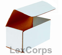 10x6x6 White Corrugated Mailers