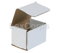 4x3x3 White Corrugated Mailers