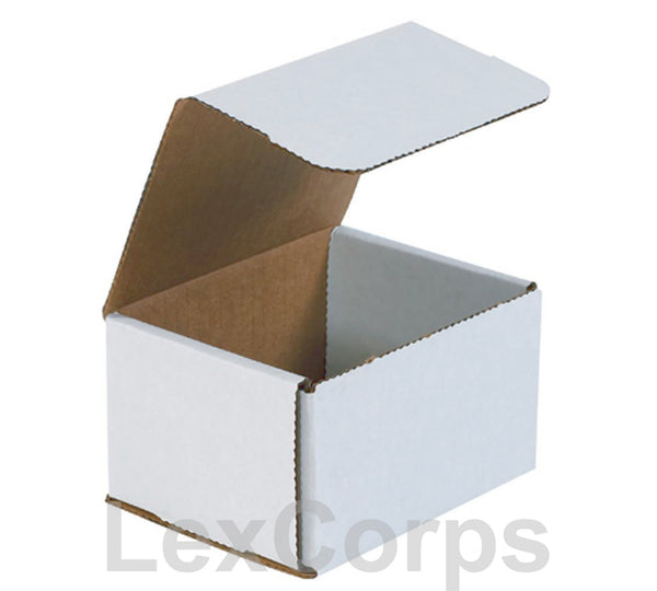 5x4x3 White Corrugated Mailers