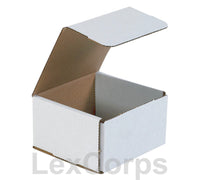 5x5x3 White Corrugated Mailers