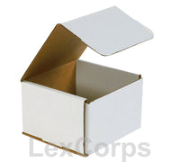 6x6x4 White Corrugated Mailers