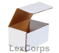 7x5x4 White Corrugated Mailers