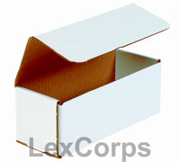 9x4x4 White Corrugated Mailers